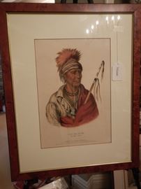 HAND COLORED MCKINNEY & HALL FOLIO EDITION AMERICAN INDIAN PRINTS