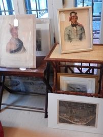 HAND COLORED INDIAN PRINTS