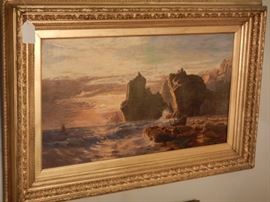 ANTIQUE OIL ON CANVAS