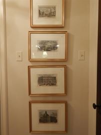 ANTIQUE HAND COLORED PRINTS