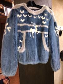 Mink sweater!