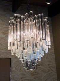 Large crystal chandelier