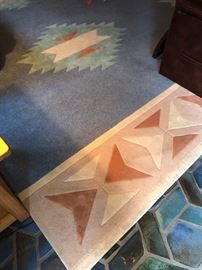 Southwest floor rug