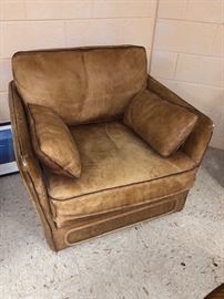 2- Buffalo hide chairs