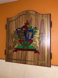 Dart board......