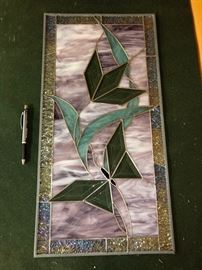 Stained glass pieces.........