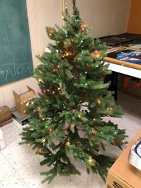 Prelit Christmas tree