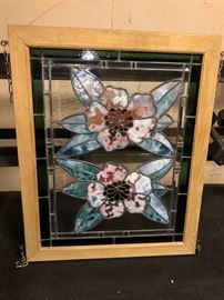 Stained glass panels.....