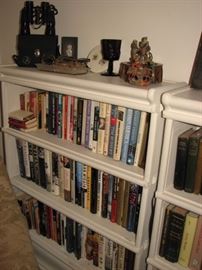 Books, 2 bookshelves