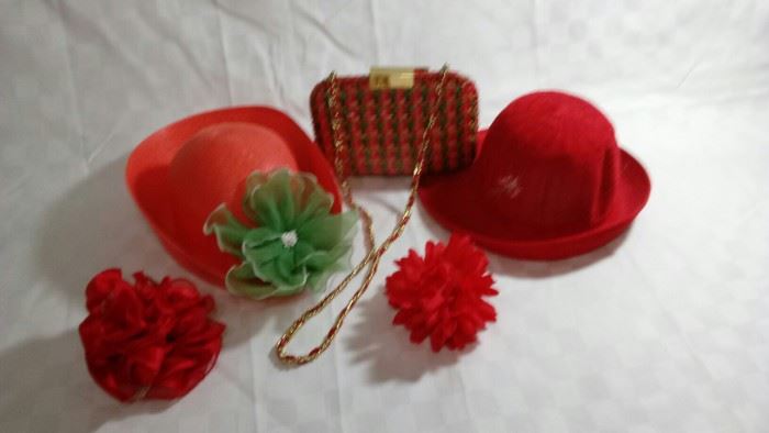 Red purse/hat/hairclip menagrie https://ctbids.com/#!/description/share/55735