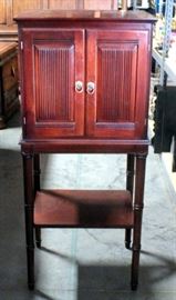 Standing Cabinet With Two Doors And One Shelf, 48"H x 21"W x 16"D