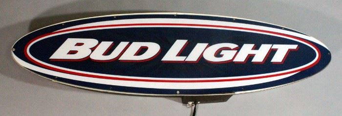 Lighted Bud Light Sign 12"H x 41"W x 4.25"D