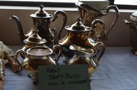 Regent Reed Barton each is numbered