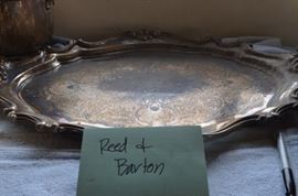 Reed Barton Silver serving tray