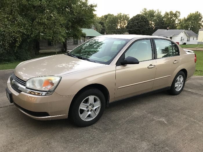 In Very Good to Excellent Condition, this 2005 Chevy Malibu LS is immaculately clean and has always been garaged.  Tires are in great condition, too!  