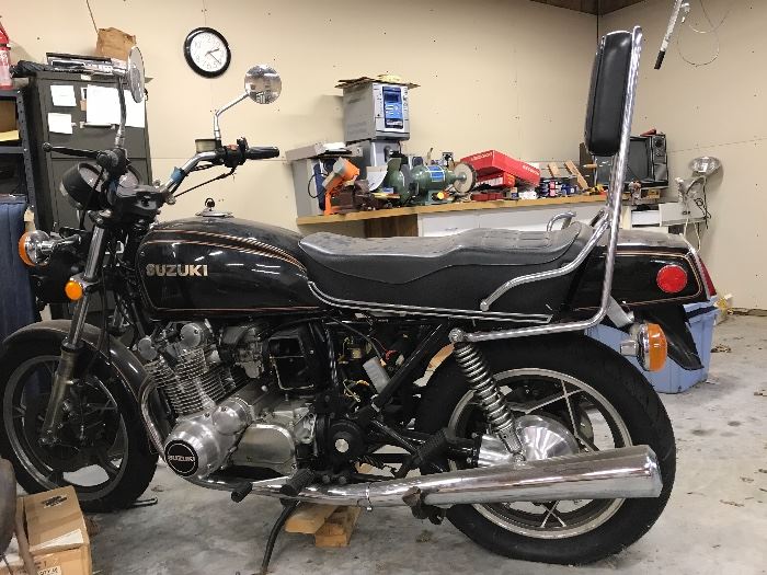 Have you always wanted to own a vintage Suzuki?  Well, this is the chance of a lifetime.  The bike is not currently running as the owner was in the midst of restoring when his health became an issue.  All the parts you need are right here to finish the job and hit the road looking nothing but C-O-O-L!!  