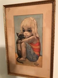 This is a highly sought-after ORIGINAL by Margaret Keane!  