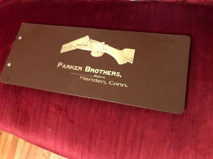 Gun Enthusiast?  This Parker Brothers leather-like Hard Bound volume chronicles their makes and models through the years.  A Great coffee-table book.  