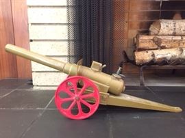 Vintage toy cannon
