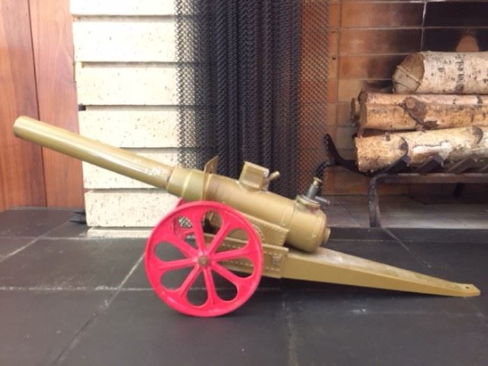 Vintage toy cannon