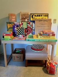 Vintage games and toys