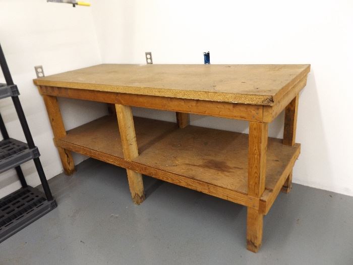 Wood Work Table
