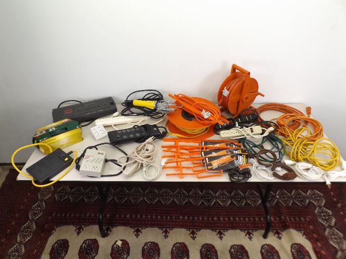 HUGE Lot of Extension Cords, Power Strips, etc.
