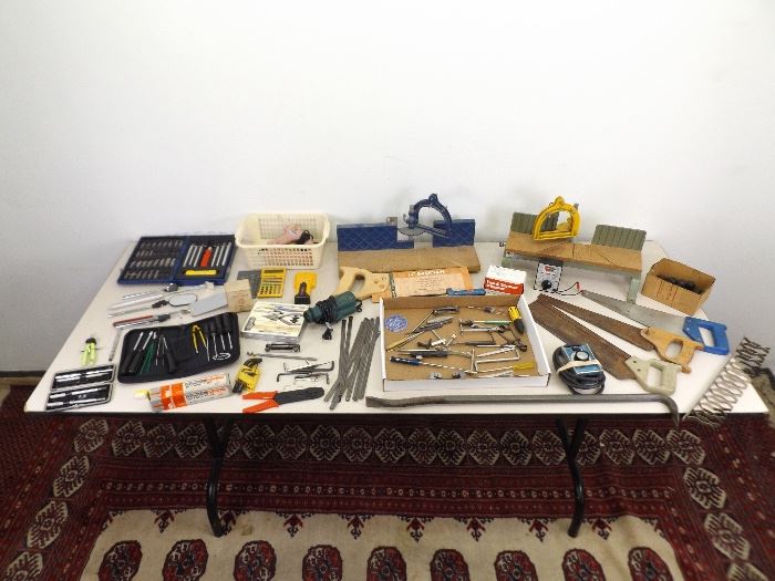 Lot of Misc Tools, Saws, Hardware, etc.
