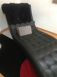 Roch Bobois leather lounge chair