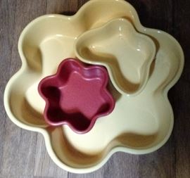 Nice ceramic chip and dips set