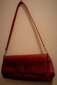 Small dark red shoulder bag