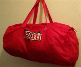small Super Bowl XXIII nylon gym bag
