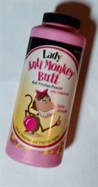 Lady Monkey Butt Powder, great gag gift but also practical.