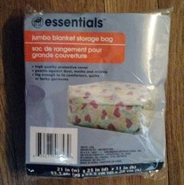 Jumbo blanket storage bag