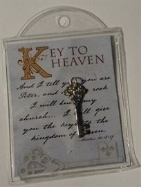 Key to Heaven charm