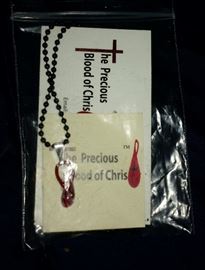 Blood of Christ chain and pendant