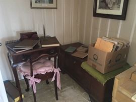 Cute antique desk and chair