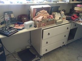 Stuffed craft room