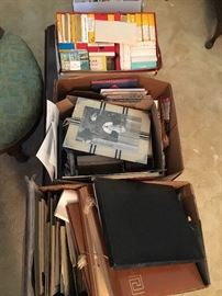 Lots of vintage scrapbooks, photo albums and ephemera