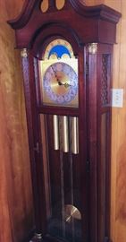 Ethan Allen chiming grandfather's clock