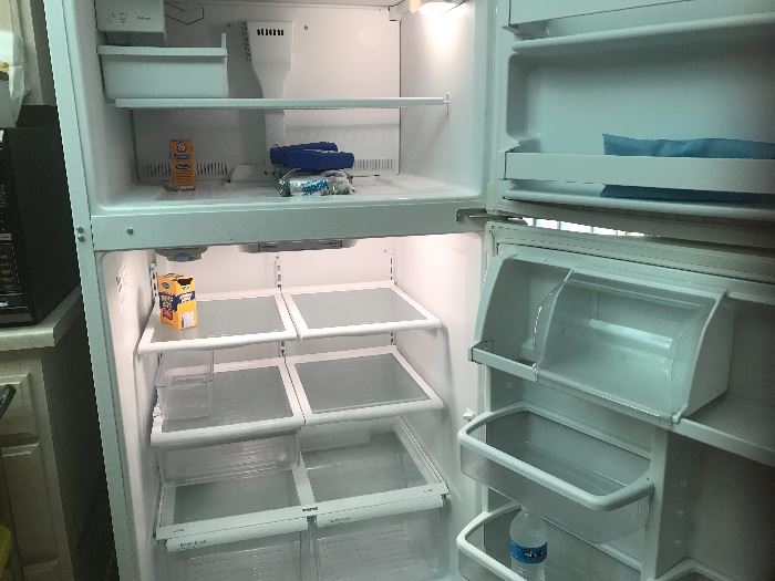 Inside of Kenmore refrigerator
