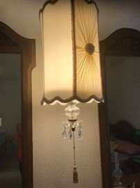 Retro hanging lamp.  So pretty!!