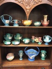 Roseville pottery collection