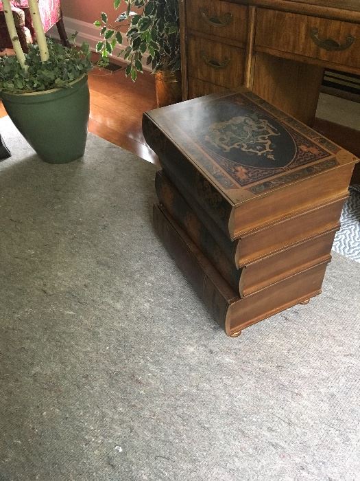 Small “book” chest/side table