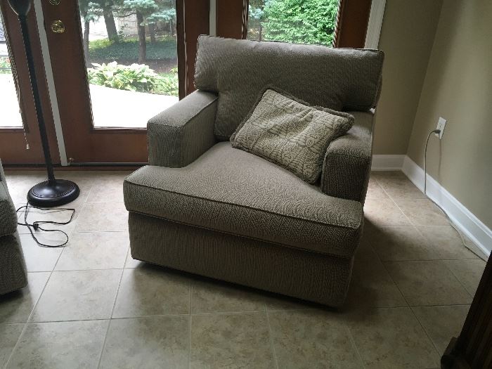 Large Grey/cream chair - have 2, Arhaus