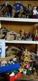 Many many nativity scenes from all different countries