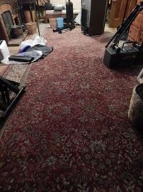 Extra long room rug...two rugs that have been professionally seamed together to create an extra long room size rug.