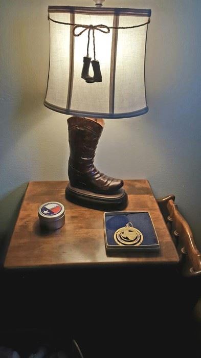 Awesome, and unique boot lamp