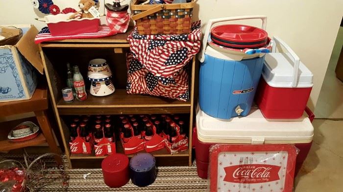4th Of July Decor & Coca Cola Products