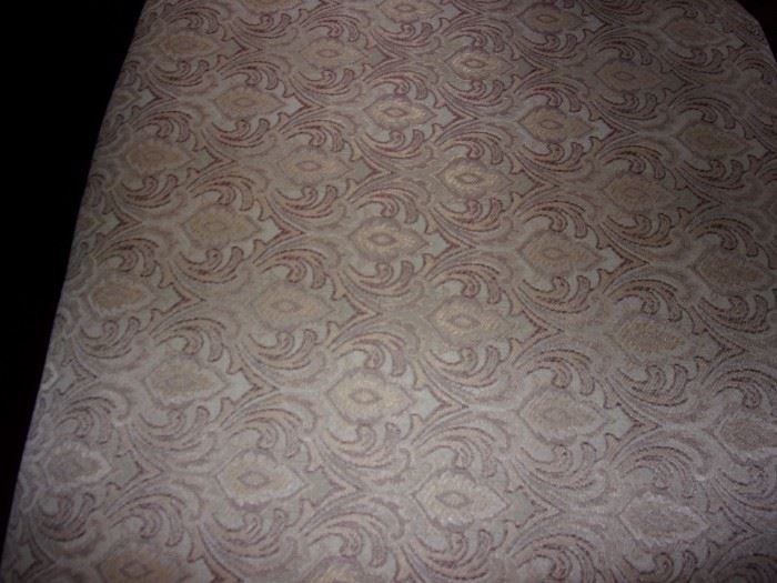 Upholstery on Stanley dining room chairs.